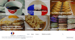 Desktop Screenshot of frenchalacarteblog.com